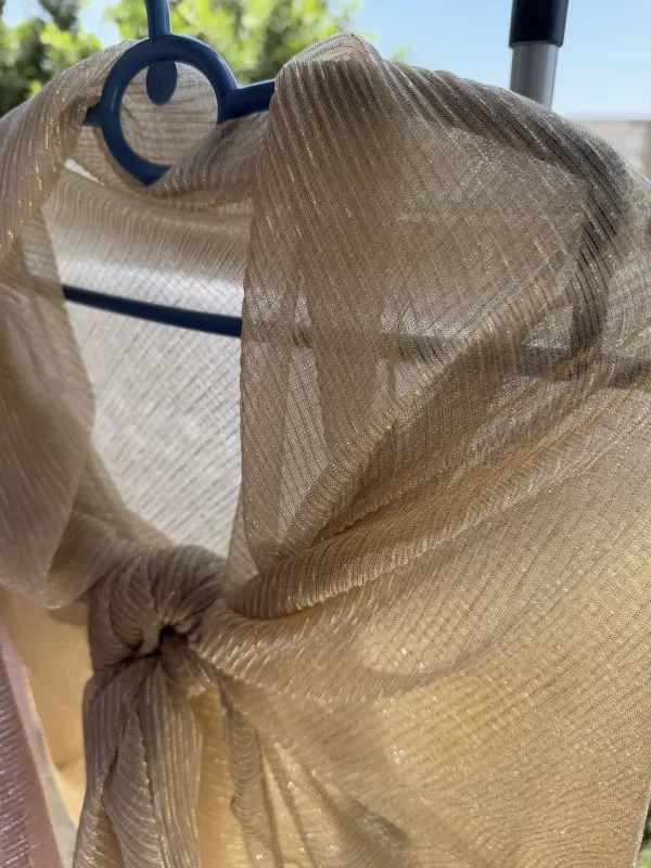 Shimmery wrap around coverup - Image 2